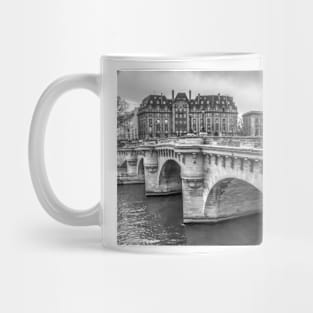 Pont Neuf in Black & White Mug